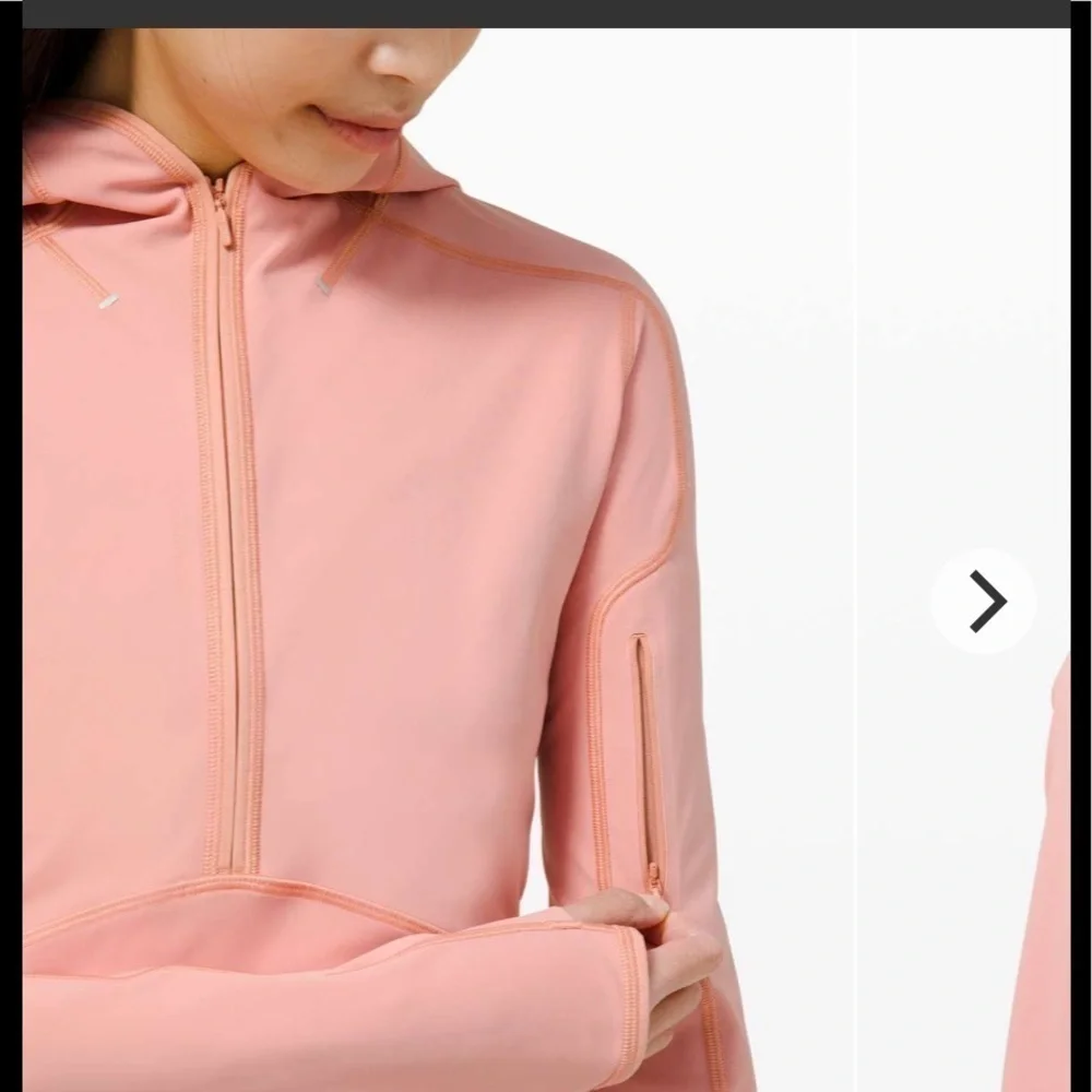Lululemon Break a Trail 1/2 Zip Hoodie Size 6